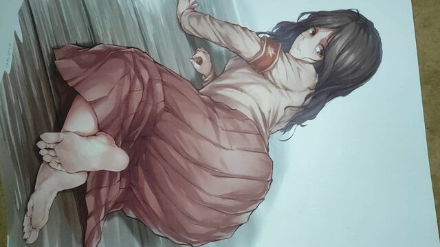 Pieck Finger (Attack on Titan) Feet Cum Tribute